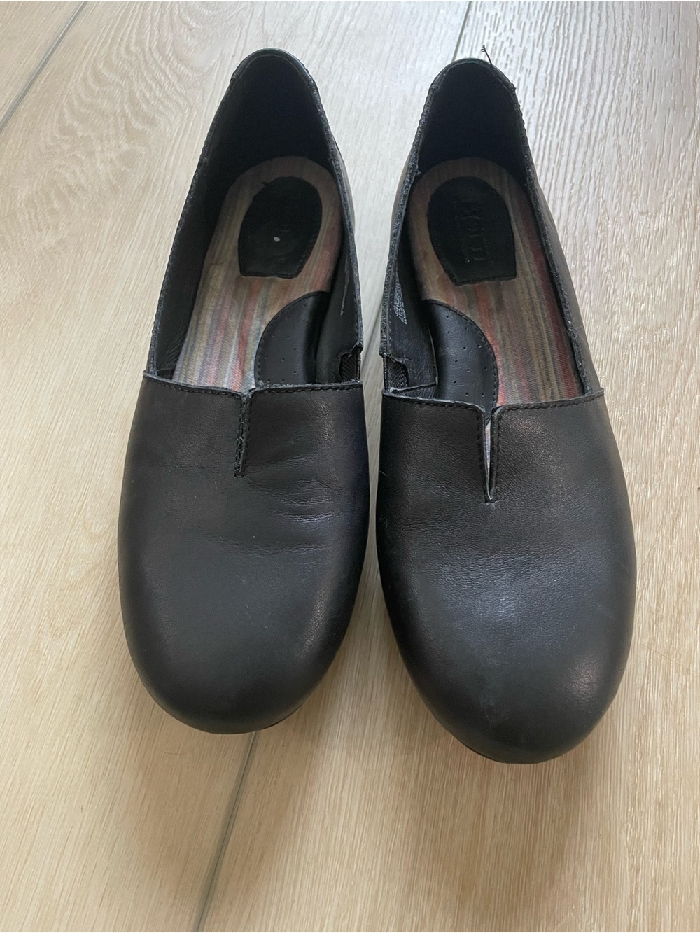 Børn Gillian Børn Leather Black Moccasins US 8.5
